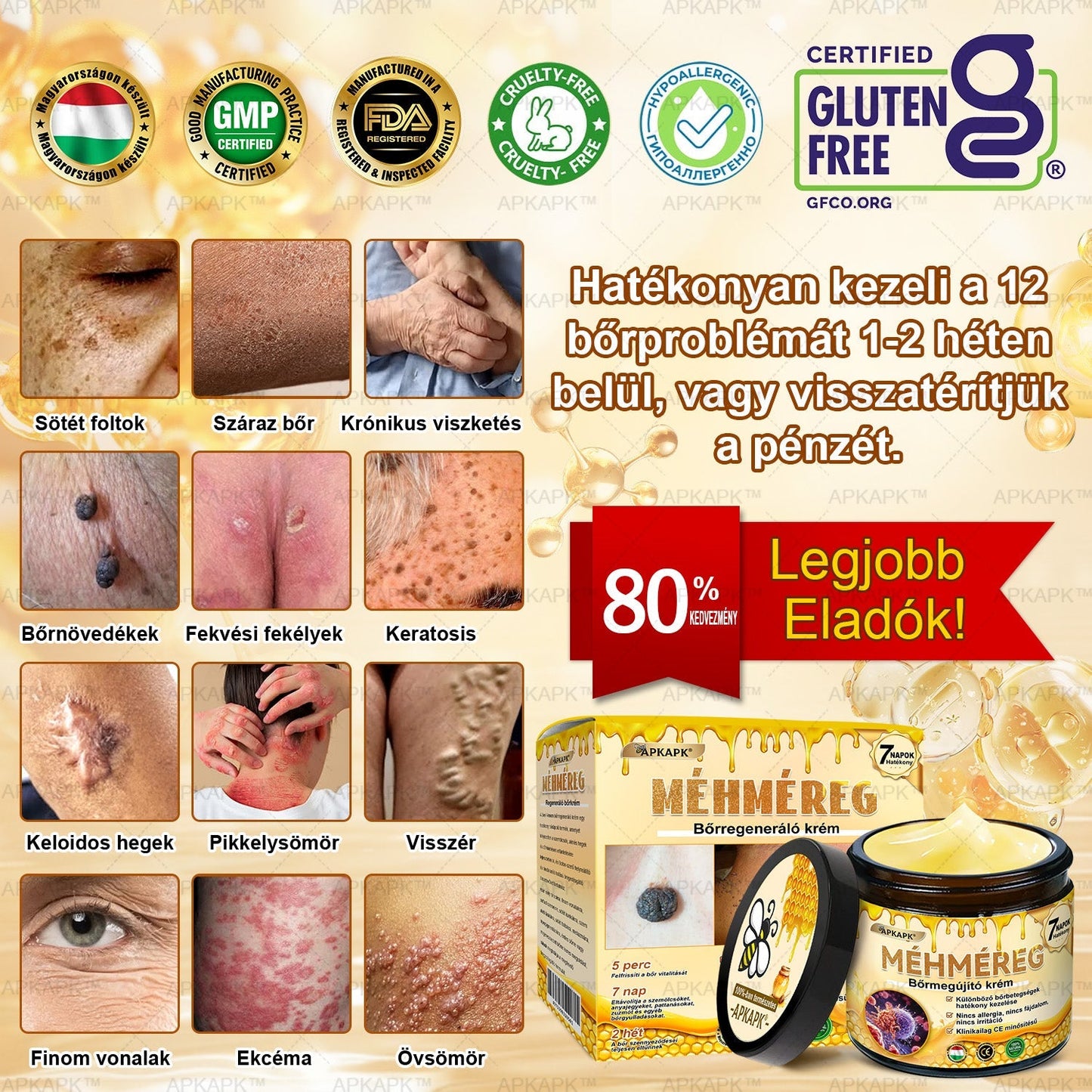 ✨✨ 𝐀𝐏𝐊𝐀𝐏𝐊® Természetes Méhméreges Arckrém – gondosan összeállított formula a bőr táplálására, hidratálására és regeneráló ápolására ✨