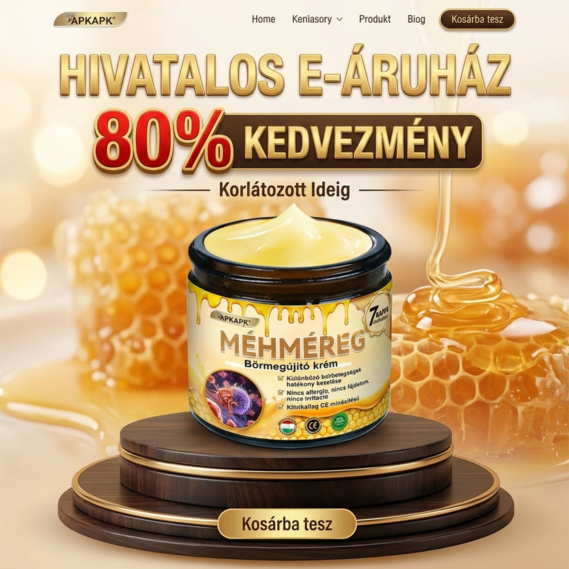 ✨✨ 𝐀𝐏𝐊𝐀𝐏𝐊® Természetes Méhméreges Arckrém – gondosan összeállított formula a bőr táplálására, hidratálására és regeneráló ápolására ✨