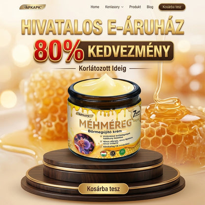 ✨✨ 𝐀𝐏𝐊𝐀𝐏𝐊® Természetes Méhméreges Arckrém – gondosan összeállított formula a bőr táplálására, hidratálására és regeneráló ápolására ✨